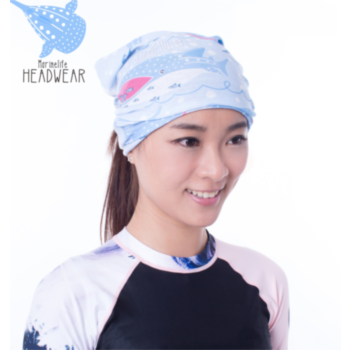 H01 Whaleshark headwear (double side pattern)