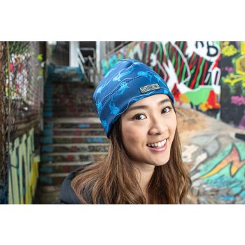 NEB01 whaleshark neoprene beanie (S/M)