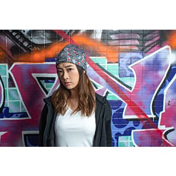 NEB03 sharks neoprene beanie XS