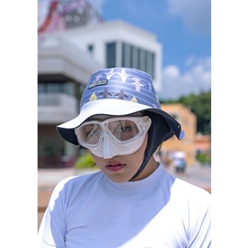 NEB10 sharks neoprene cap (S)